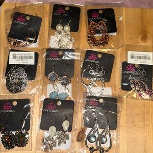 10 pairs new paparazzi earrings